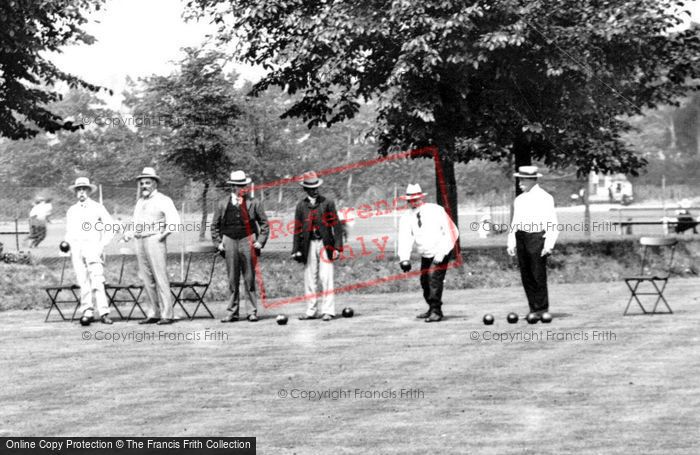 Photo of Worthing, Playing Bowls In The Park 1906
