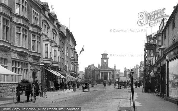 Photo of Worthing, South Street 1895