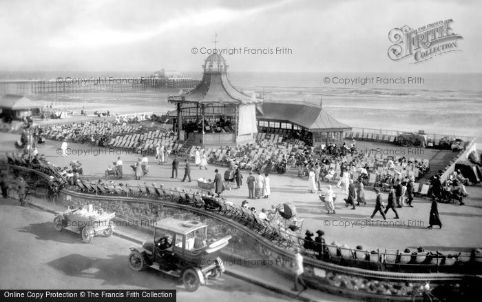 Worthing, The Bandstand And The Pier 1921