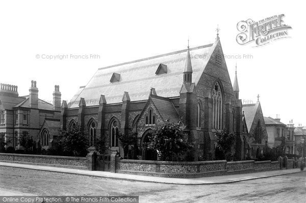 Photo of Worthing, The Baptist Chapel 1890