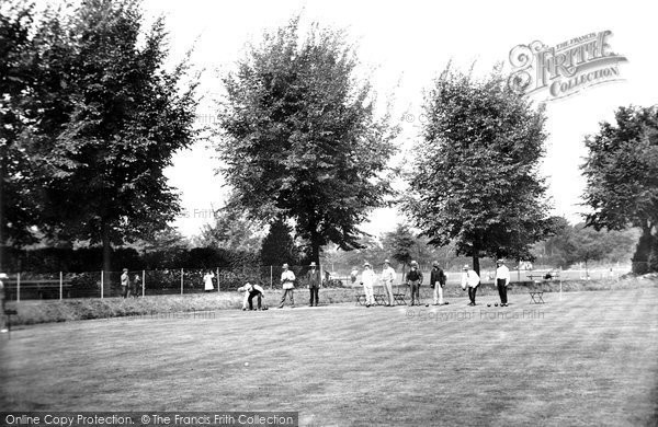 Photo of Worthing, The Bowling Green In The Park 1906