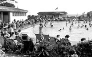 Worthing, the Paddling Pool c1955