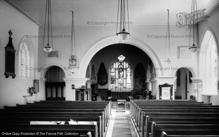 Photo of Wortley, Parish Church Interior c.1960