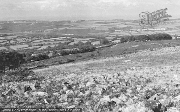 Photo of Wotter, View From The Moor c.1955