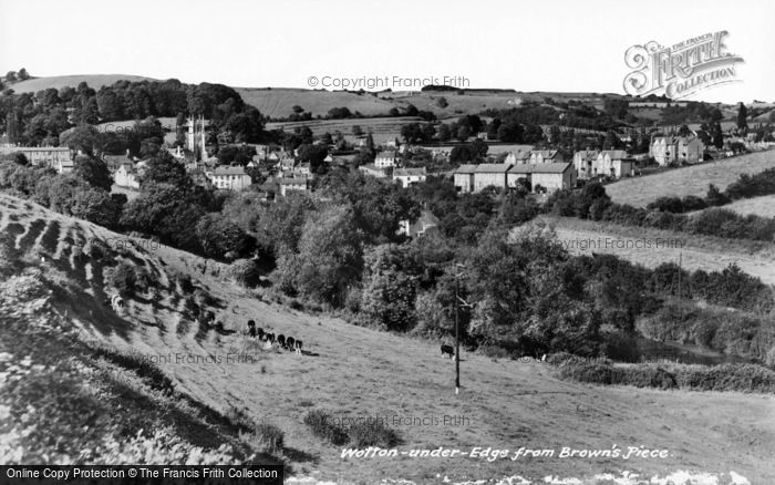 Photo of Wotton Under Edge, From Brown's Piece c.1950