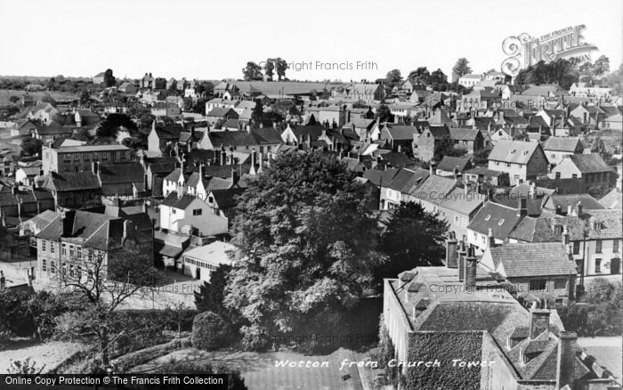 Photo of Wotton Under Edge, From Church Tower c.1950