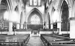 St Mary's Church, Interior 1897, Wotton-Under-Edge