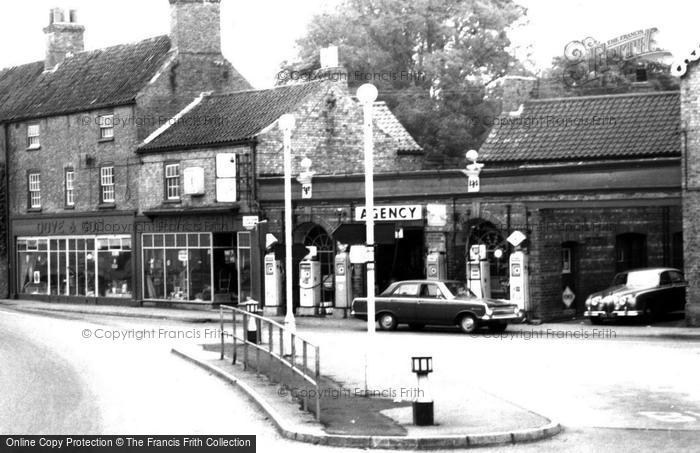 Photo of Wragby, Market Place Garage c.1965