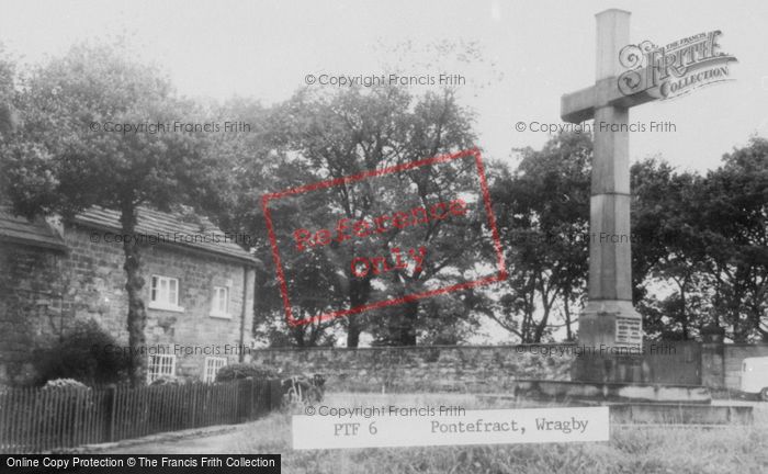 Photo of Wragby, The Memorial c.1960