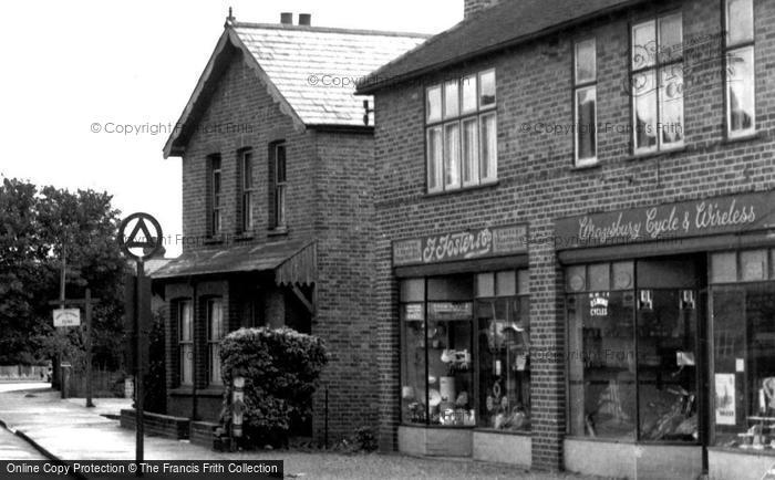 Photo of Wraysbury, High Street, F.Foster & Co And Cycle And Wireless Shop c.1955