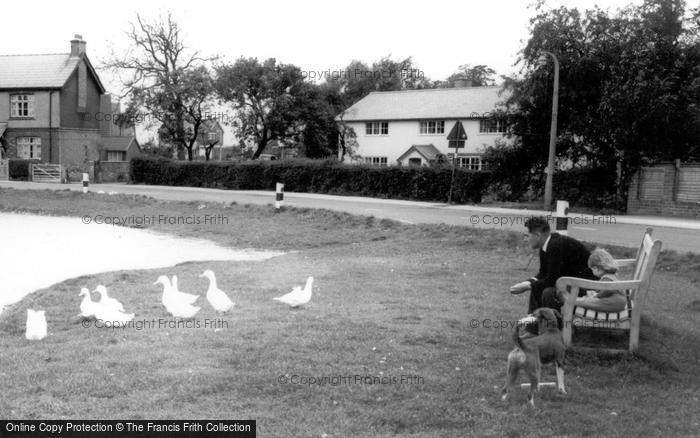 Photo of Wrea Green, Feeding The Ducks c.1965