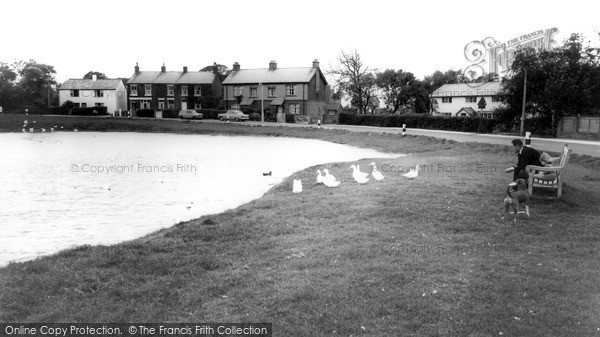 Photo of Wrea Green, The Duck Pond c.1965