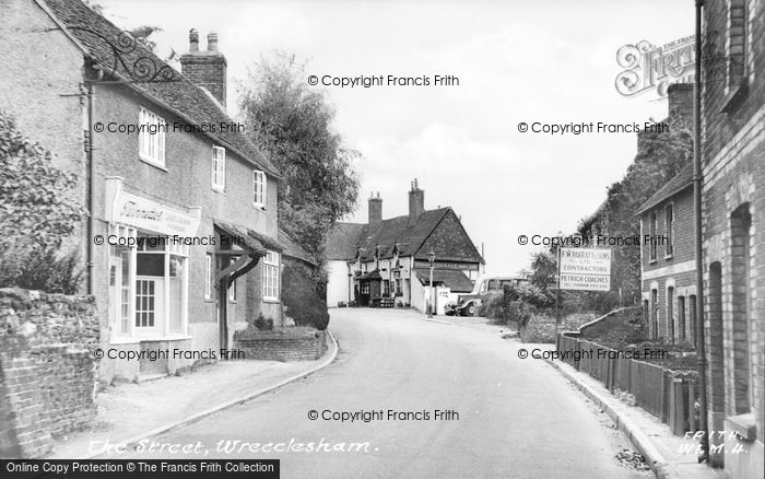Photo of Wrecclesham, The Street c.1955