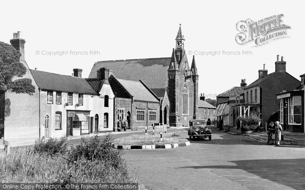 Photo of Wrentham, Roundabout c.1950