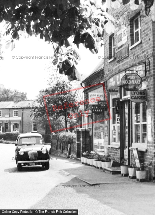 Photo of Wrestlingworth, Village Stores c.1960