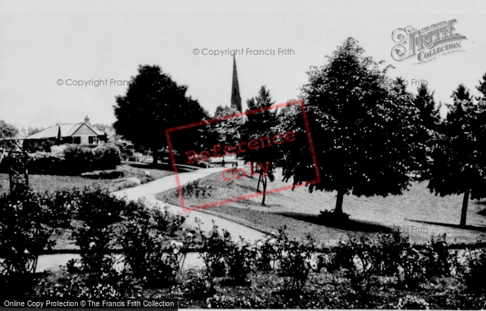 Photo of Wrexham, Belle Vue Park c.1955