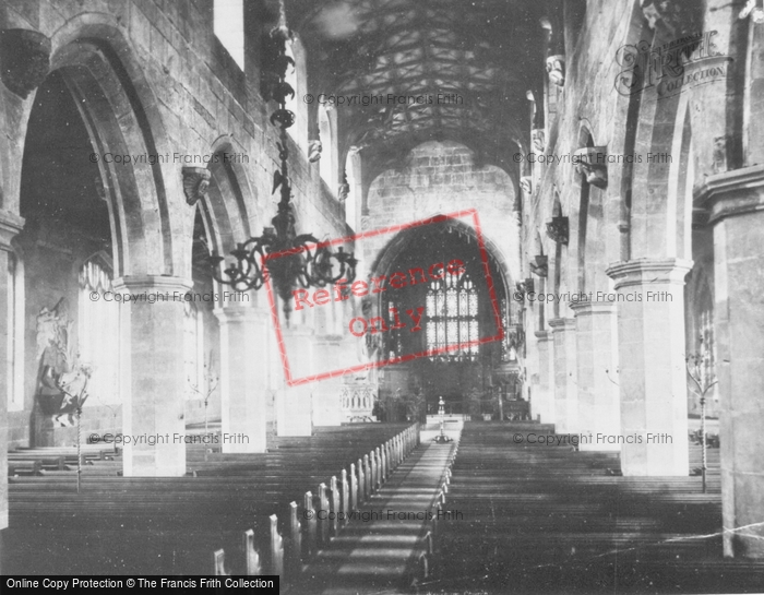 Photo of Wrexham, Church Interior c.1890