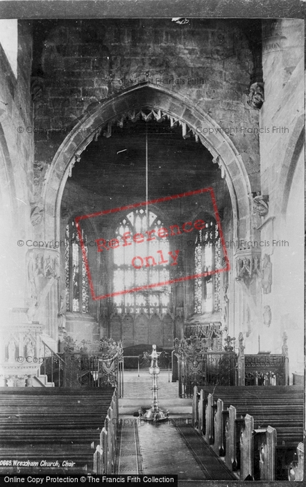 Photo of Wrexham, Church, The Choir 1888
