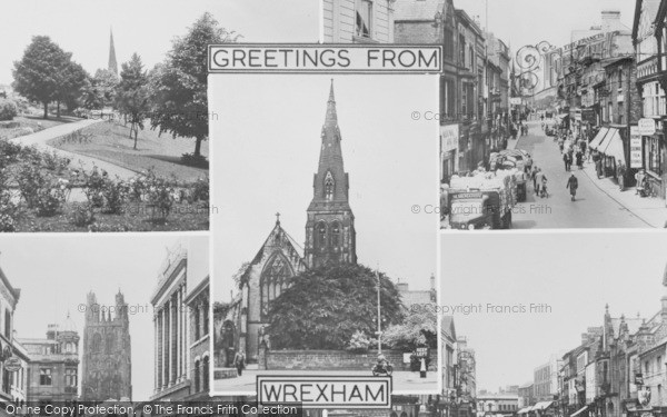 Photo of Wrexham, Composite c.1955