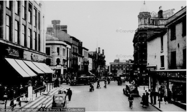Photo of Wrexham, High Street c.1955