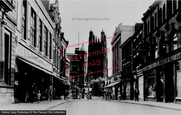 Photo of Wrexham, Hope Street c.1950