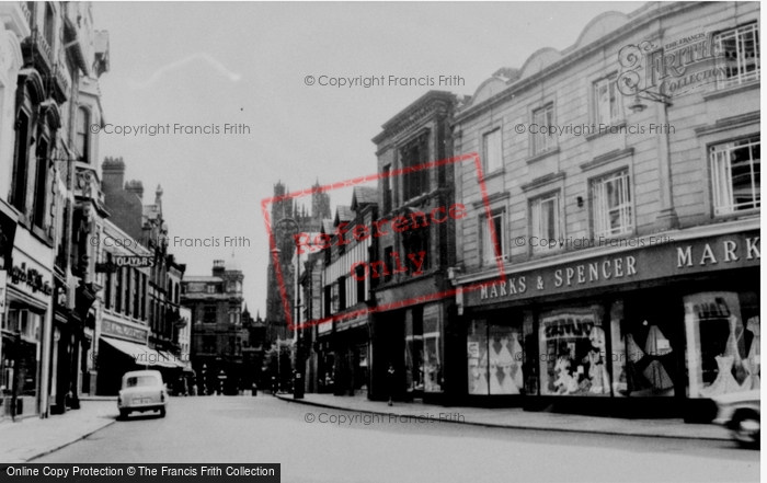 Photo of Wrexham, Hope Street c.1960