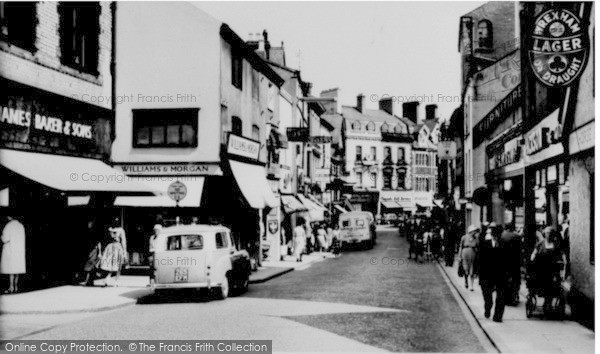 Photo of Wrexham, Hope Street c.1960