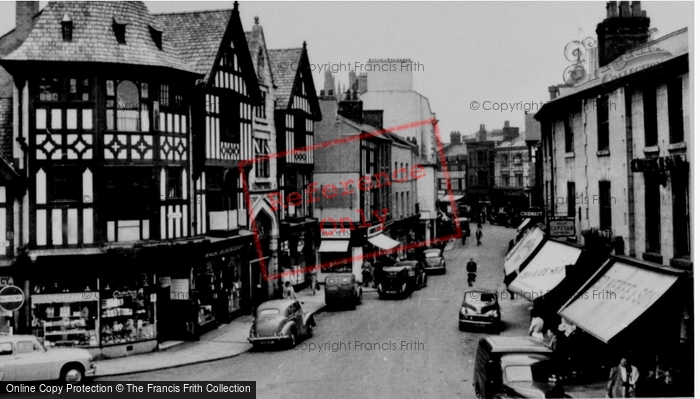 Photo of Wrexham, Queen Street c.1960