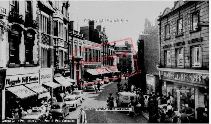 Photo of Wrexham, Regent Street c.1960