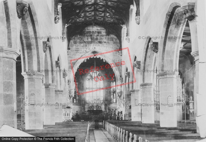 Photo of Wrexham, St Giles' Church Interior c.1890