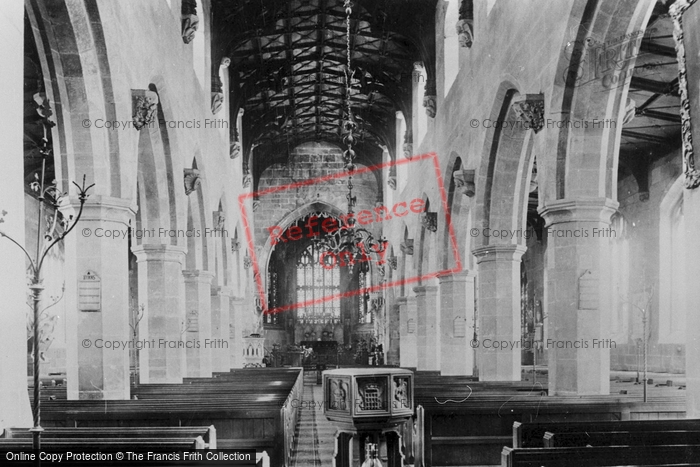 Photo of Wrexham, St Giles' Church, Nave East 1895