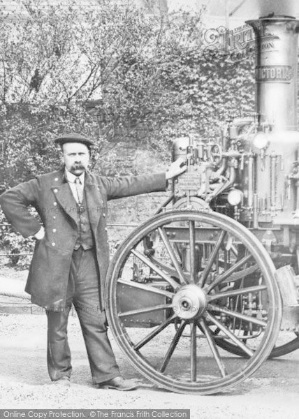 Photo of Wrexham, The Fire Engine c.1900