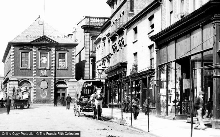 Photo of Wrexham, The High Street 1895