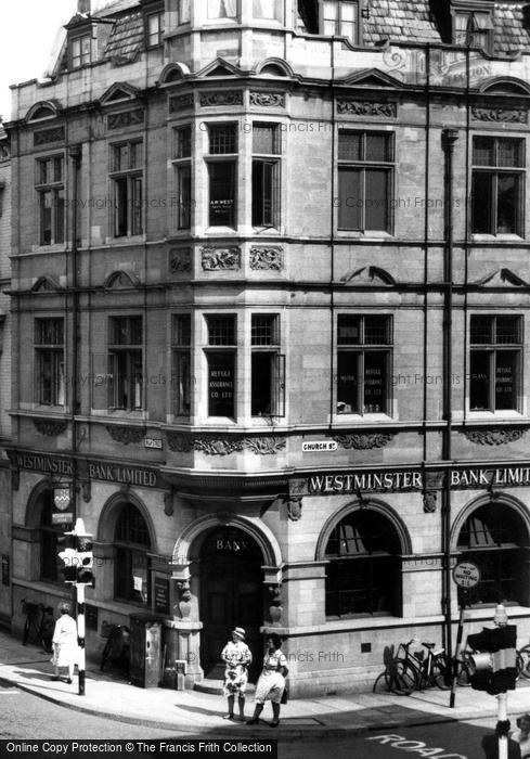 Photo of Wrexham, Westminster Bank c.1965