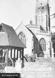 All Saints Church c.1960, Wrington