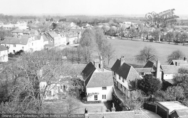 Photo of Writtle, The Green From The Church Tower c.1965