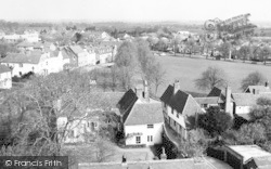 The Green From The Church Tower c.1965, Writtle