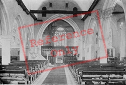 Church Interior 1902, Wrotham
