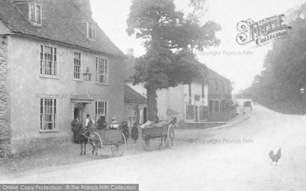 Wrotham Heath, Carts in the Village c1900 Photo of Wrotham Heath, Carts In The Village c.1900