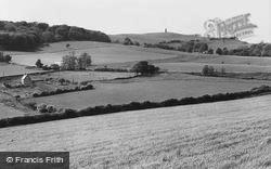 Appuldurcombe Down & The Obelisk c.1955, Wroxall