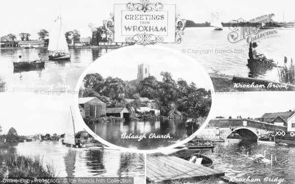 Photo of Wroxham, Composite c.1940