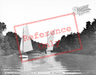 Sailing Boats c.1935, Wroxham