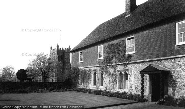 Photo of Wye, Church From The College Gardens c.1965