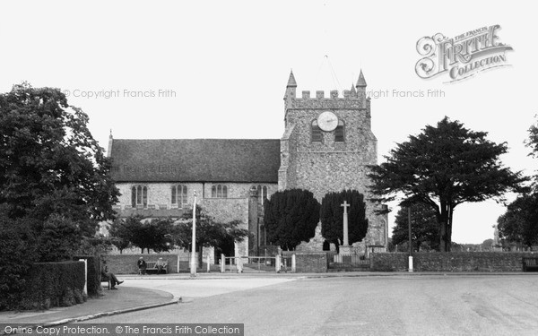 Photo of Wye, St Gregory And St Martin's Church c.1955