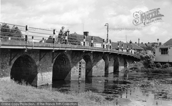 Photo of Wye, The Bridge c.1955