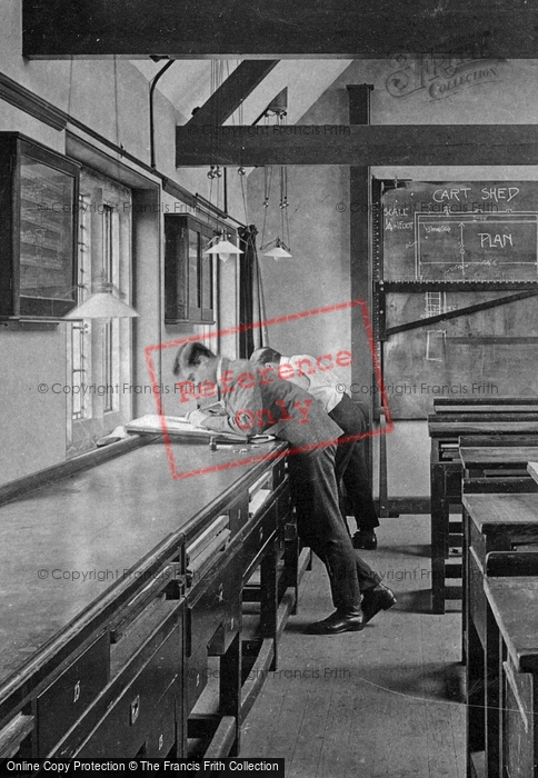 Photo of Wye, The College, Draughtsmen At Work 1908