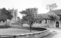 The Green And Church c.1965, Wye
