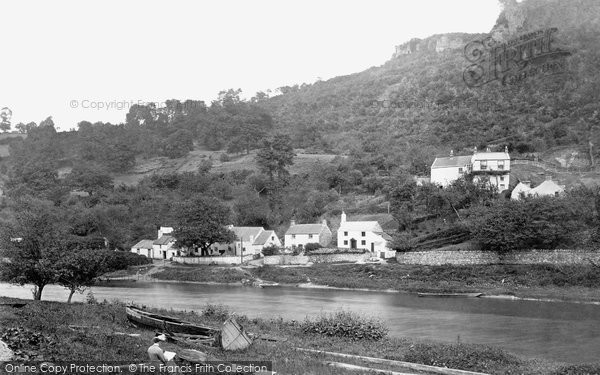 Photo of Wye Valley, New Weir From The Ferry c.1878