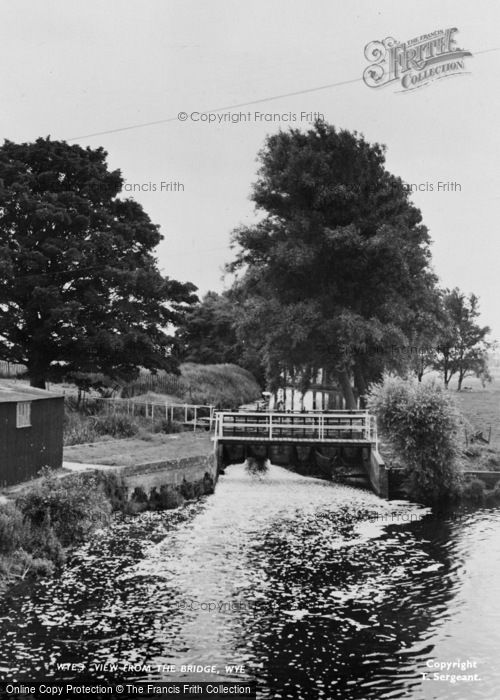 Photo of Wye, View From The Bridge c.1955