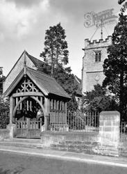 St Oswin's Church And Lychgate c.1955, Wylam